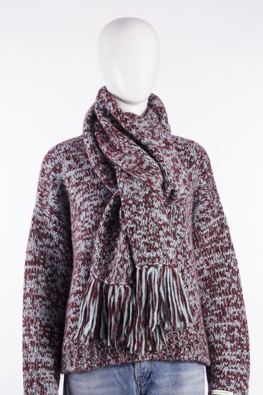 Schal 16688 84680 blue/red, ODEEH