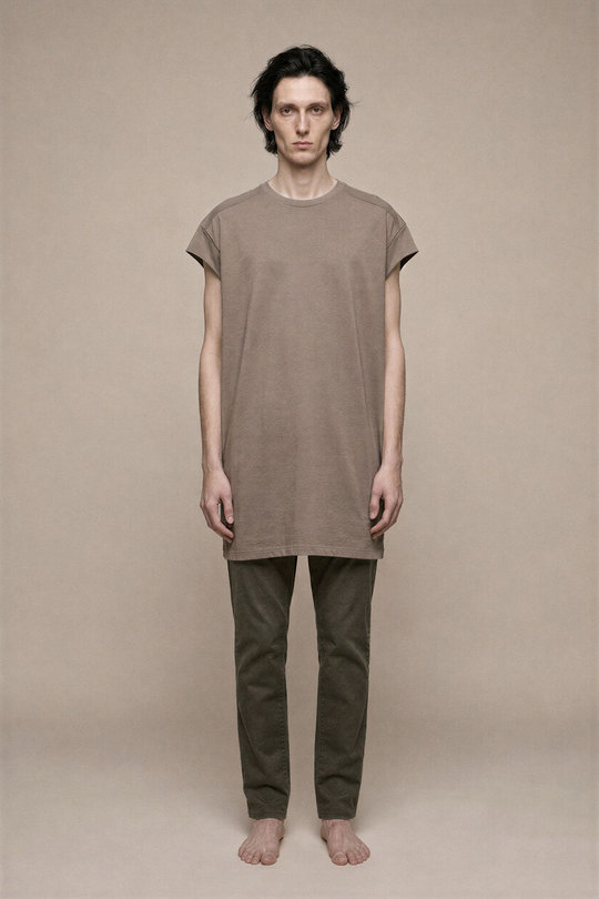 Tanktop RU02F4255 JDC RICK S JUMBO SS T Steel, Rick Owens