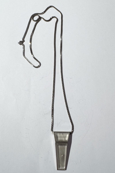 Kette RJ0000027 Crystal Trunk Charm silver, Rick Owens