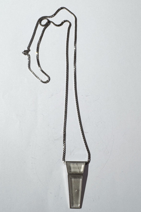 Kette RJ0000027 Crystal Trunk Charm silver, Rick Owens