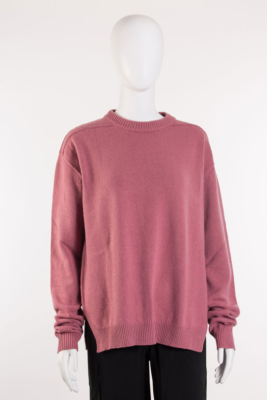 Pullover RP02D3679 Round Neck Thulian salmon, Rick Owens