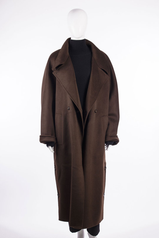 Mantel  2026618BL34 Double Button Coat brown, Lisa Yang