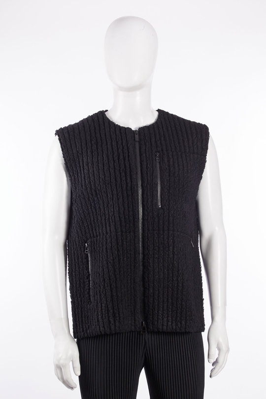 Weste HP68-JE145 black, Homme Plissé Issey Miyake
