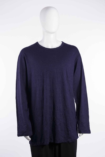 Longsleeve HW-T09-171 blue, Yohji Yamamoto