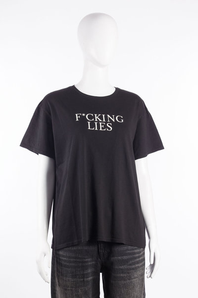 T-Shirt Fucking Lies Boy T R13WK001 black, R 13