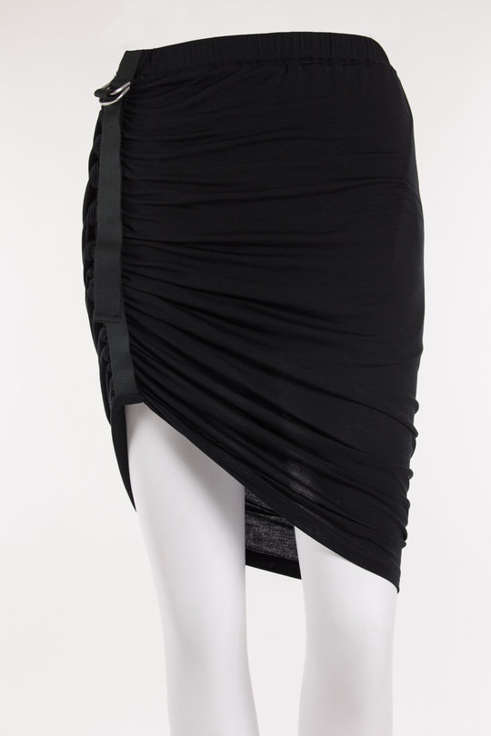 Rock P01HW301 Wind Mini Skirt black, Helmut Lang
