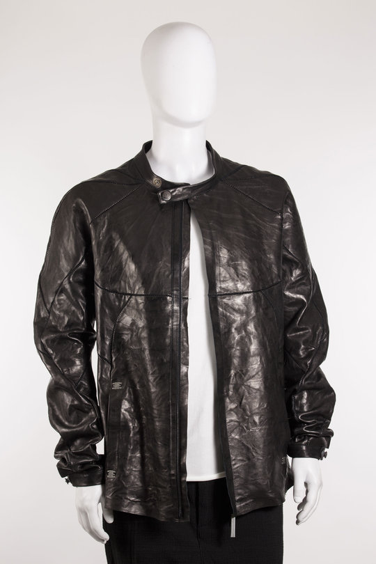 Lederjacke Musculaire Crasse Pouille black, Isaac Sellam