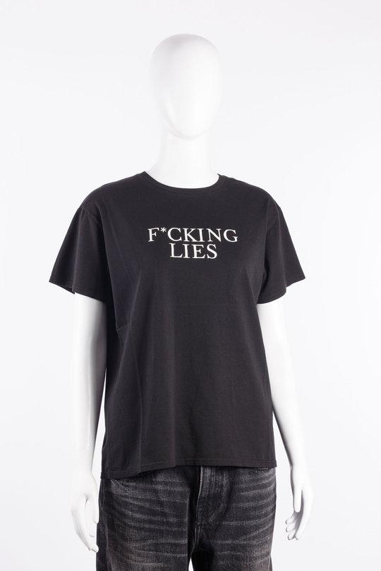 T-Shirt R13WK001 Fucking Lies Boy T black, R 13