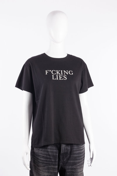 T-Shirt R13WK001 Fucking Lies Boy T black, R 13