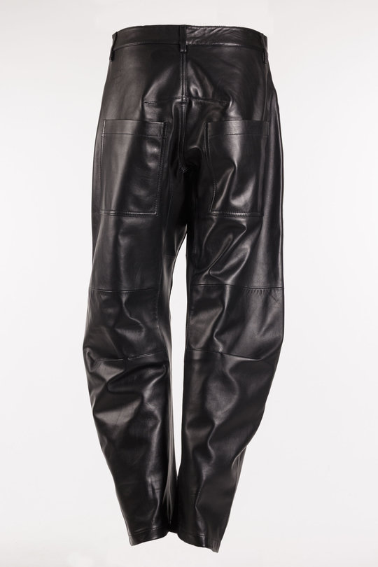 Hose 12826 L174 Shon Leather Pant black, Nili Lotan