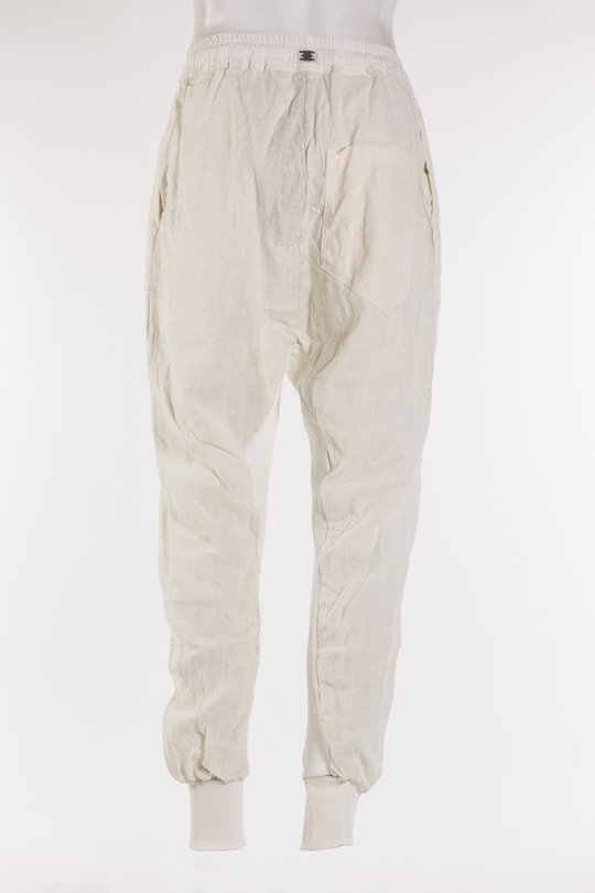Hose Gussetpants Lightlin Blanc white, 69 BY ISAAC SELLAM