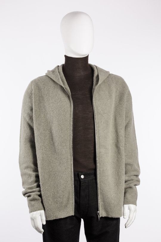 Jacke Zipped Hoodie RU02F4666 dust, Rick Owens