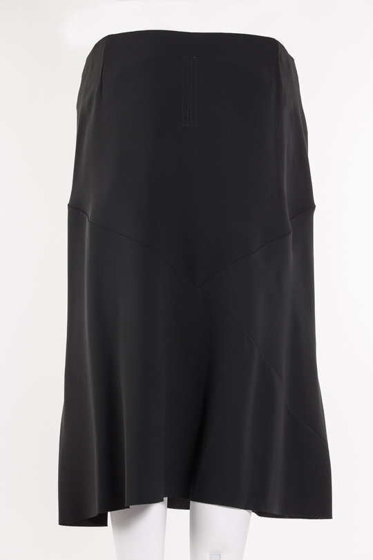 Rock RP01E7372 Y Strutter Skirt black, Rick Owens