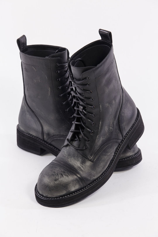 Schuhe Aric Engineer Mid-Height Biker Boots 2602-M-A38-LT211-099 black, Ann Demeulemeester