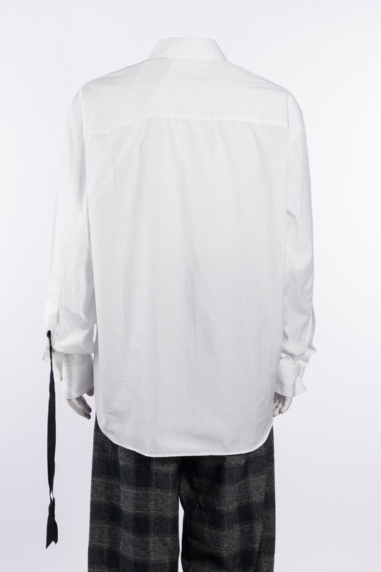 Hemd MY Shirt 17 FW 26-0024-001 Polo Shirt White, Marina Yee