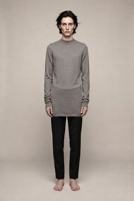 Pullover RU02F4625 WS Level Lupetto dark pearl, Rick Owens