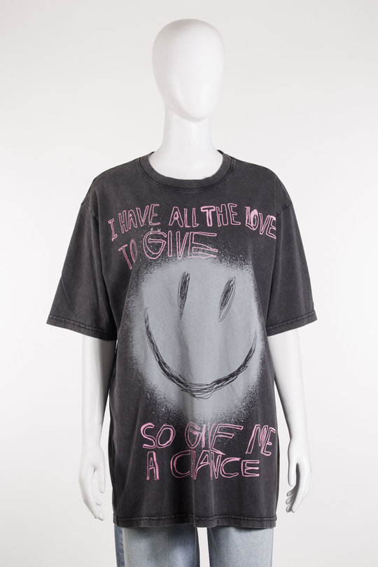 T-Shirt SFMCO 08 09 S26 Smiley Give Chance stone, Simeon Farrar