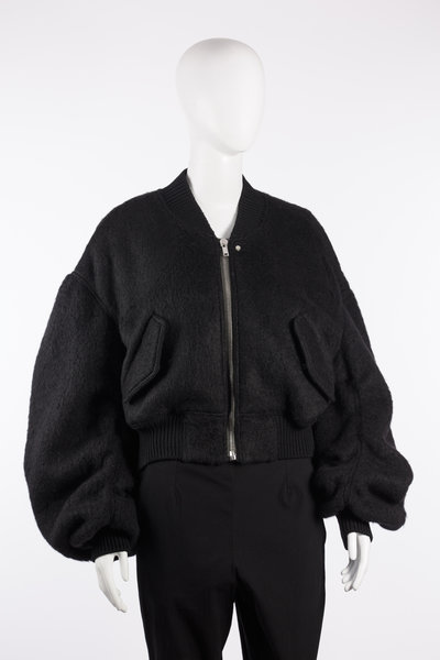Jacke Secchia Cropped Flight RP02F5702 black, Rick Owens