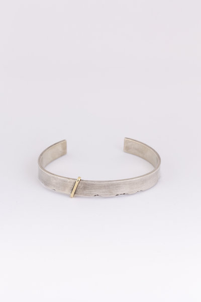 Armreif 3 silber and gold, ENRI MARS