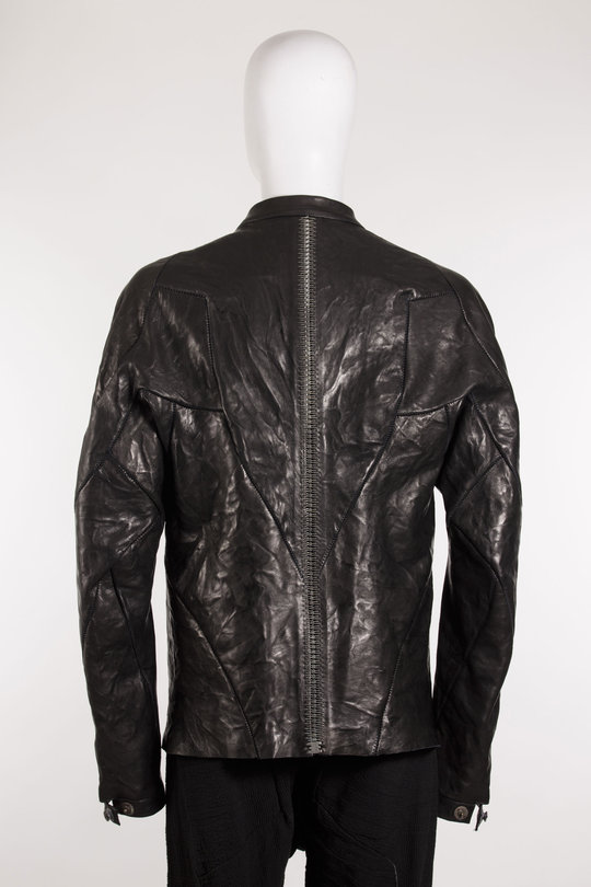 Lederjacke Musculaire Crasse Pouille black, Isaac Sellam