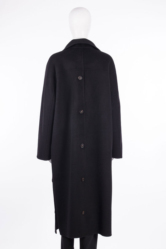 Mantel  2026618BL34 Double Button Coat black, Lisa Yang
