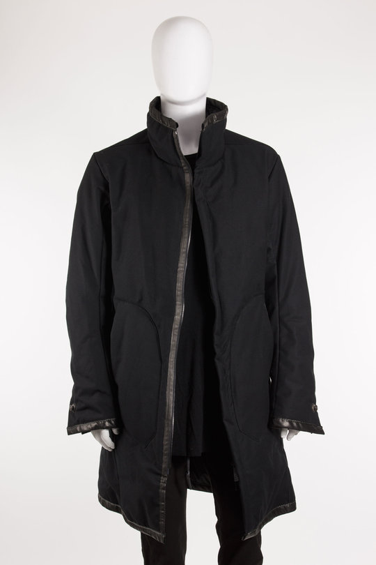 Mantel Highcoat Armure H26 black, 69 BY ISAAC SELLAM