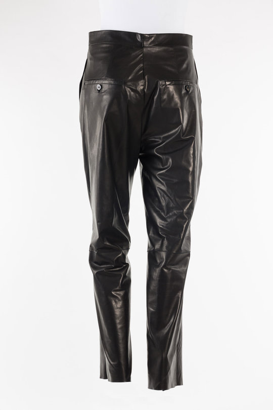 Lederhose RP19S6327 LBL bolans black, Rick Owens