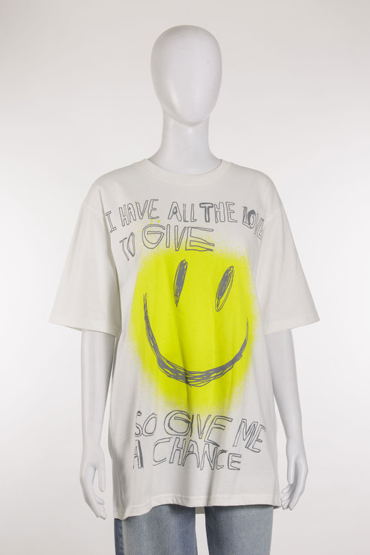 T-Shirt SFMCO 0809 S26 Smiley Give Chance multi, Simeon Farrar
