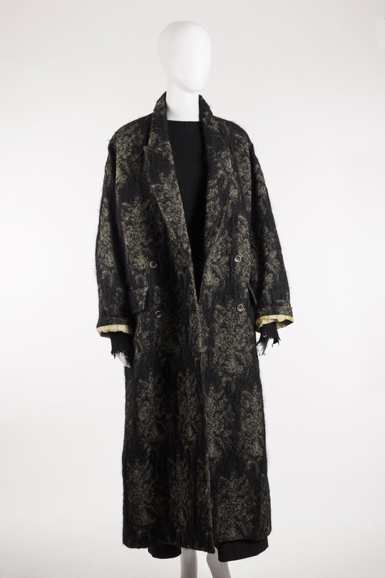 Mantel W5 W UW8052 Cicero Coat Trinidad D1 black/tan, Uma Wang