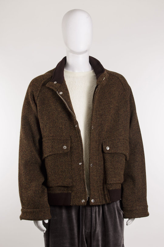 Jacke Flight Jacket 252_MJK120_TWEDBRN brown, SONG FOR THE MUTE