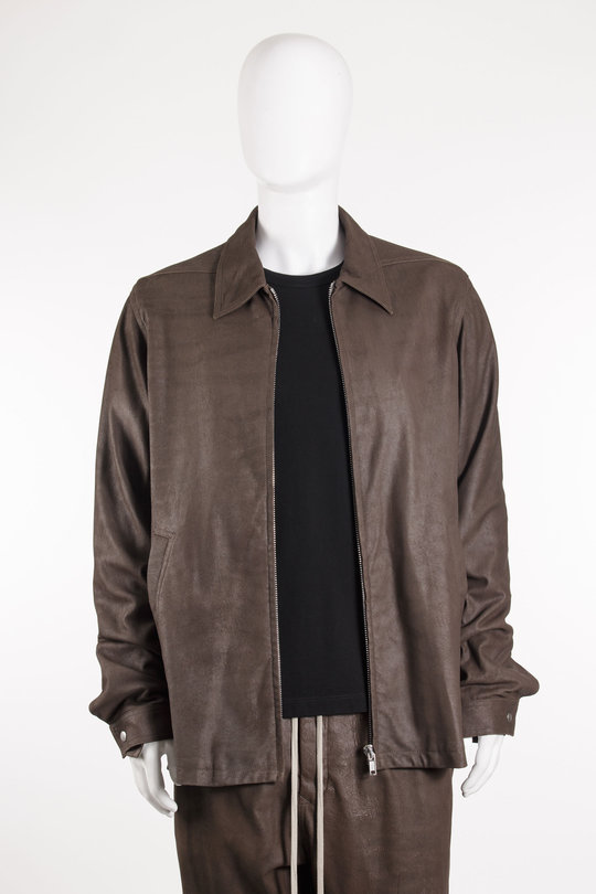 Leder Jacke RU02E1764 LBA Brad JKT darkdust, Rick Owens