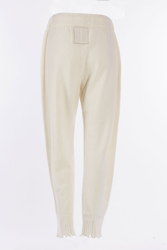 Hose UK7158 Ankle Pant off white, Uma Wang