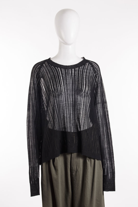 Pullover UK7124 Long Slv Top black, Uma Wang