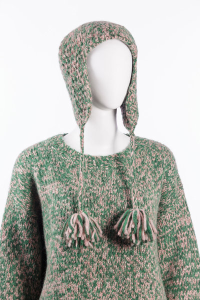 Mütze 16688 84660 green/pink, ODEEH