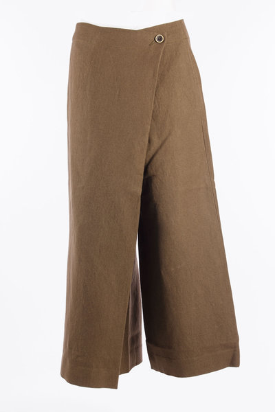 Hose UW3001 Ponte Pant Rovo brown, Uma Wang