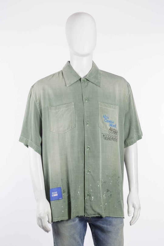 Hemd ALTA CIENEGA BUTTON DOWN SHIRT Silk green, Paly Hollywood
