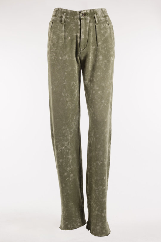 Hose R13WK326 Double Pleat Sweatpant green, R 13