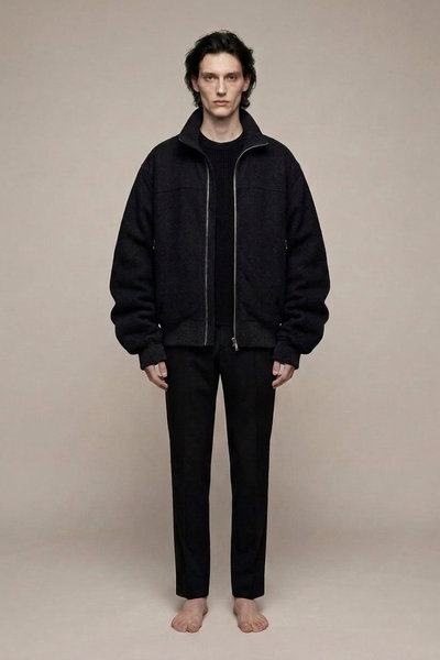 Jacke RU02F4278 Zipfront Jogger black, Rick Owens