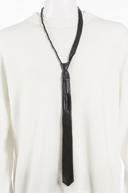 Krawatte W26-7-35 LR Tie black, Layer-0