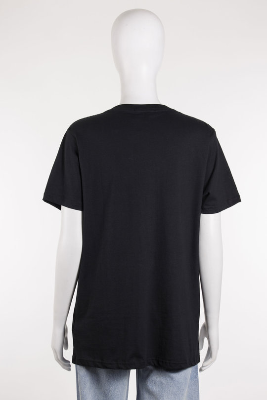 T-Shirt SFMC 12 S26 Flowers Paint black, Simeon Farrar