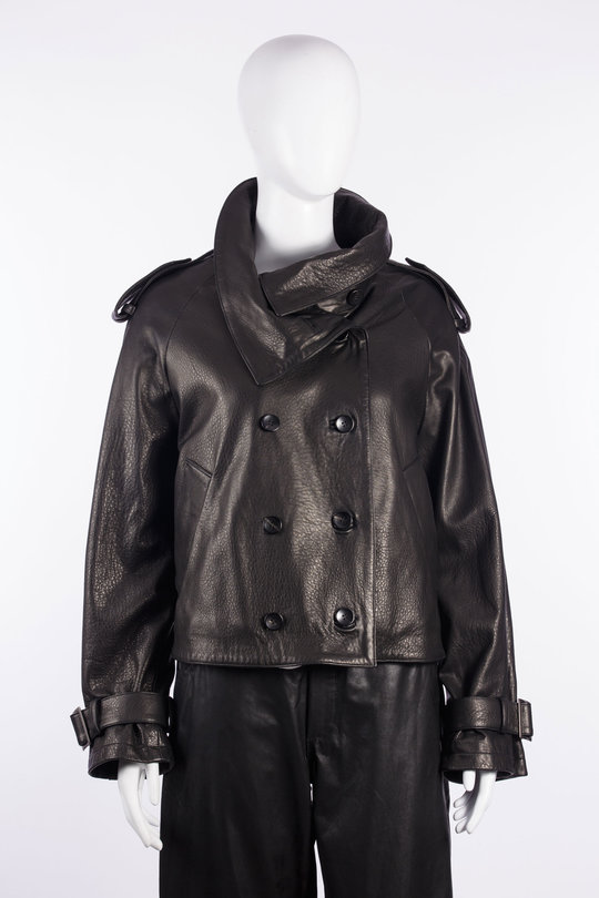Lederjacke GD27F01102MGA black, Giorgio Brato