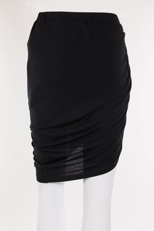 Rock P01HW301 Wind Mini Skirt black, Helmut Lang