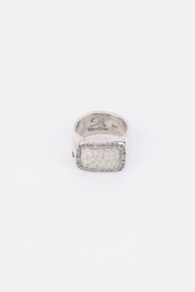 Ring 25- 5 silver shiny dia, Rosa Maria Jewellery
