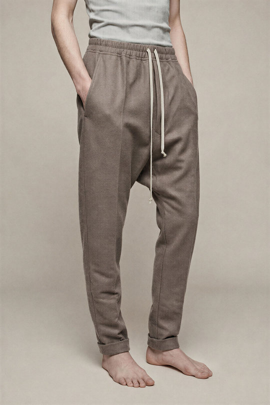 Hose RU02F4380 MOR DRAWSTRING LONG dust, Rick Owens