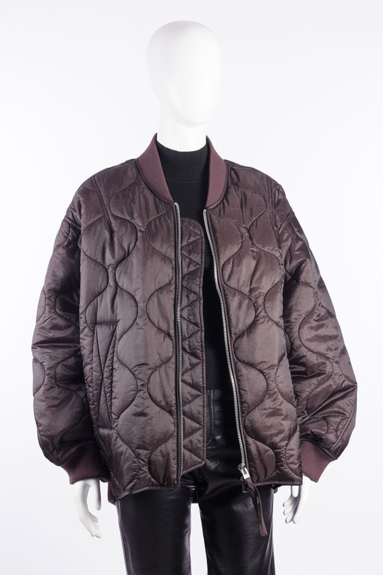 Jacke Isla Quilted Jacket bordeaux, Agolde