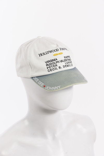 Kappe 13U005Q3018 Hollywood Forever Hat white/lightblue, Paly Hollywood