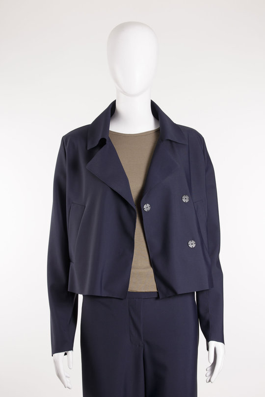 Jacke Techno-Stretch Double-Breasted Blazer 19-1020356 nightshade, Uli Schneider