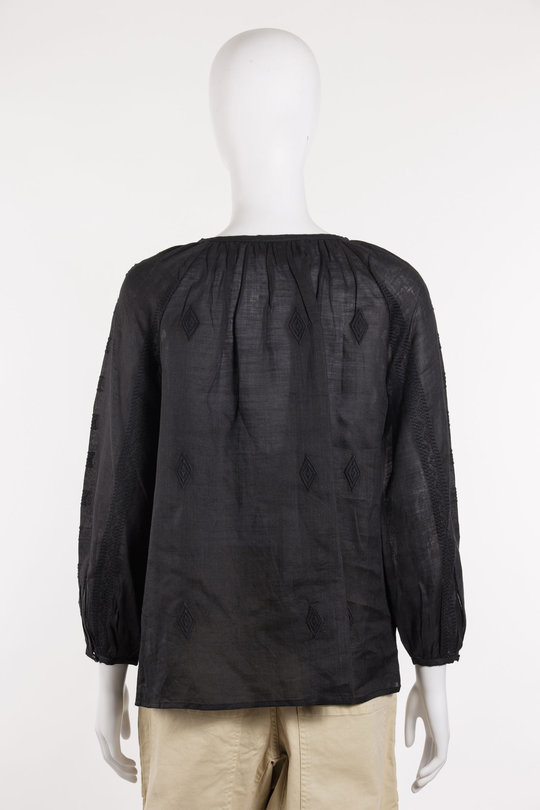 Bluse 13040-W743 Cristo Blouse black, Nili Lotan