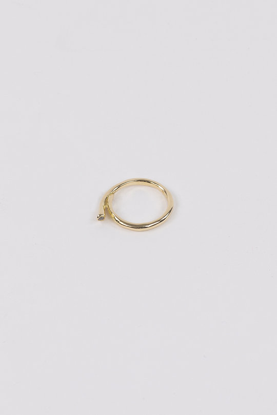 Ring  18 Karat gold mit weissen Diamant gold, Rosa Maria Jewellery