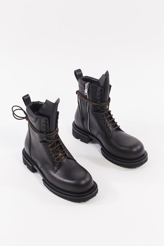 Schuhe RU02F4829 LOO Low Army Gabe black, Rick Owens